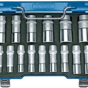 Steckschlüsseleinsatz- Satz 12-kant 1/2" 10-32mm15-teilig GEDORE