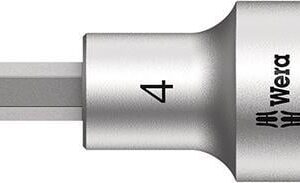 Schraubendrehereinsatz 1/2" Innensechskant mit Haltefunktion 4x6