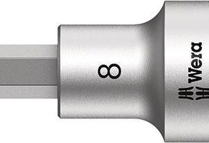 Schraubendrehereinsatz 1/2" Innensechskant mit Haltefunktion 8x6