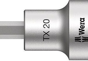 Schraubendrehereinsatz 1/2" mit Haltefunktion T20x60mm