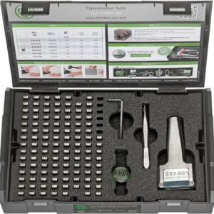 Typenhalter-Satz Schrifthöhe 3mm TURNUS