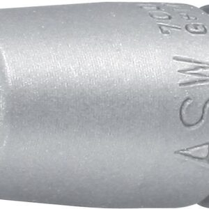 Kraft- Steckschlüsseleinsatz mit Magnet 1/4" 7mm ASW