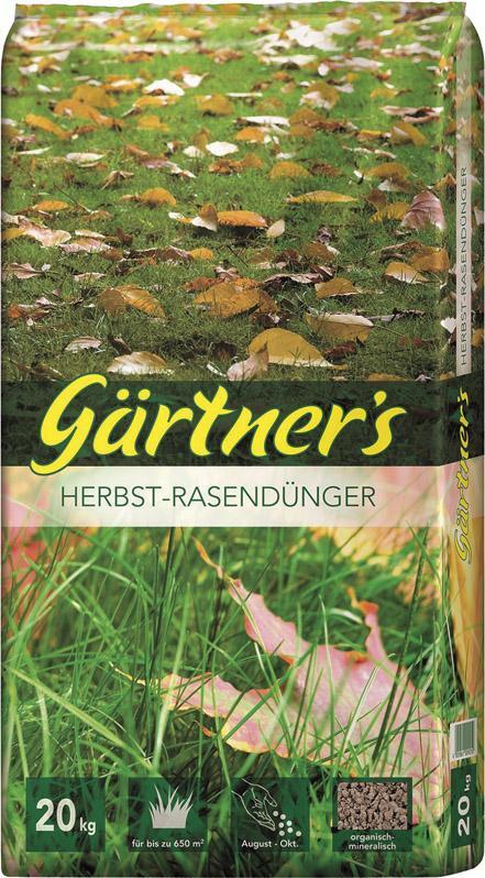 2287350 herbst rasenduenger 20kg gaertners
