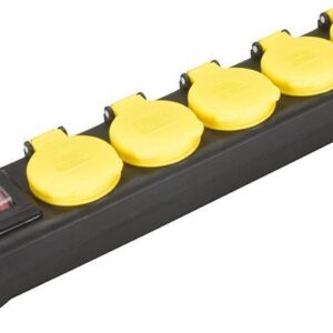 Schuko-Steckdosenleiste 5-fach, IP44