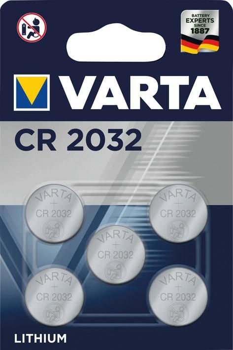 2287411 batt electro cr2032 5er blister varta