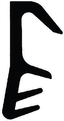 2287996 fluegelfalzdichtung l7550 schwarz 5 meter