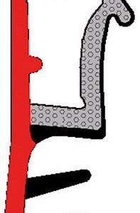 Flügelfalzdichtung L3000Weiß