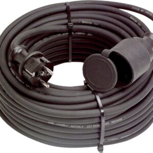 Gummi-Kabelverlängerung 10m, IP44, H07RN-F3G1,5