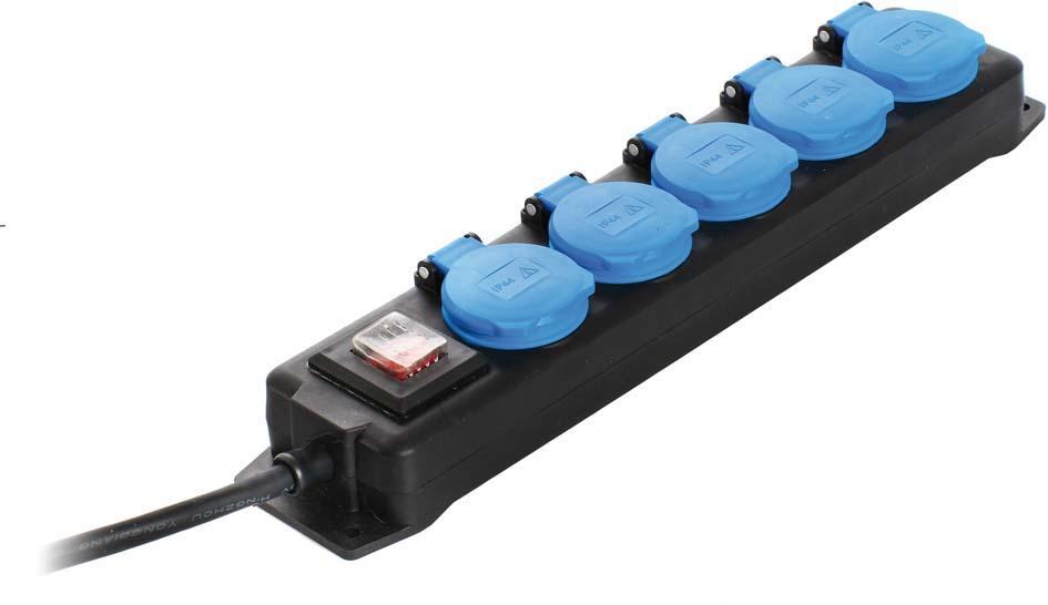 Profi-Steckdosenleiste 5-fach 4,5m H07RN-F3G1,5 1 Profi-Steckdosenleiste 5-fach 4,5m H07RN-F3G1,5