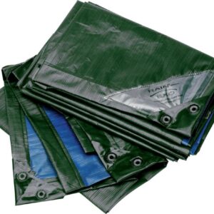 Rainexo - Abdeckplane 150g/qm, 1,5x12m, gr/bl