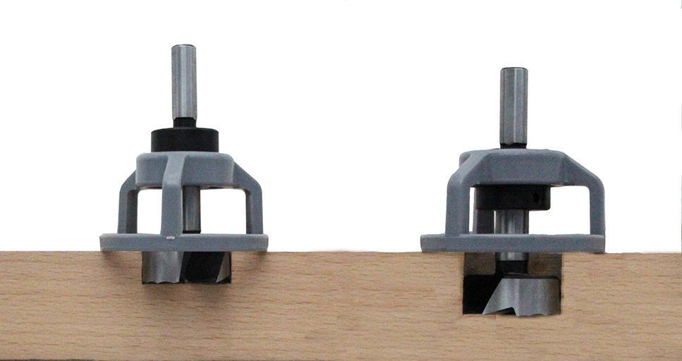 Tiefenanschlag u. Führungsbuchse 8mm FISCH 1 Tiefenanschlag u. Führungsbuchse 8mm FISCH