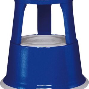 Rollhocker Metall blau