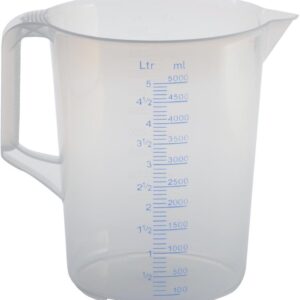 Messkanne geschl.Griff 5000ml Hünersdorff