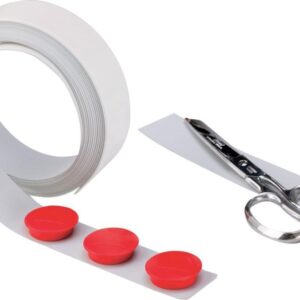 Metallband, 5m Rolle weiß, 35mm breit