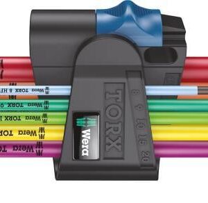 Winkelschraubendrehersatzlang Multicolour TX-HF 9-teilig