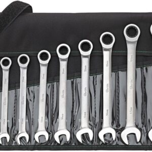 Maulschl.Satz mit Ringr. 11tlg. ger. 8-19mm FORTIS