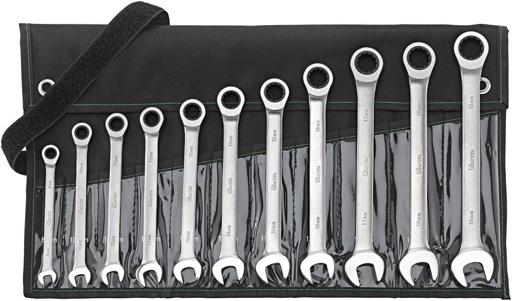 Maulschl.Satz mit Ringr. 11tlg. ger. 8-19mm FORTIS 1 Maulschl.Satz mit Ringr. 11tlg. ger. 8-19mm FORTIS