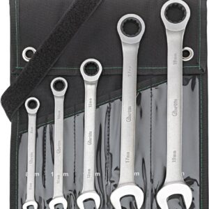 Maulschl.Satz mit Ringr. 5tlg. ger. 8-19mm FORTIS