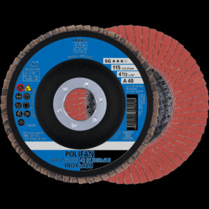 POLIFAN-Fächerschleifscheibe A-COOL SG INOX+ALU, gerade, Korund