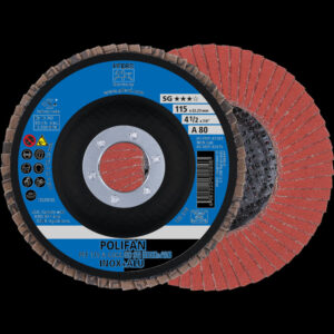 POLIFAN-Fächerschleifscheibe A-COOL SG INOX+ALU, gerade, Korund