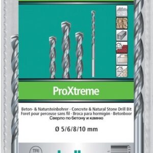 Betonbohrer-Satz ProXtreme 4/5/6/8/10mm heller