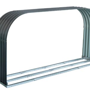 Holzunterstand mit Flachbogen