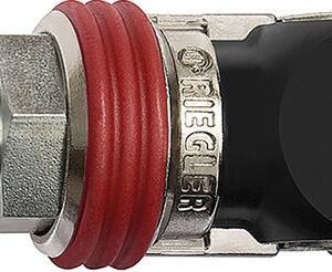 Schwenk-Sicherheits- Kupplung NW 7,2, Stahl, AG G3/8" RIEGLER