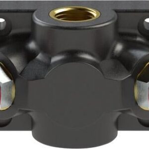 Endverteilerdose Kunststoff Innengewinde 1xG1/2" zu 2xSchwenk- K