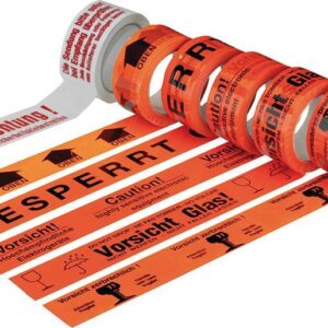 Warn-Klebeband 50mmx66m-Vorsicht Glas-