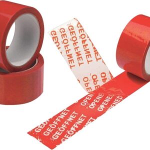 Sicherheitsklebeband rot, 50mm x 50m