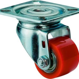 Lenkrolle 50mm,A600 Platte,Polyurethanrad,KL A600.C10.050