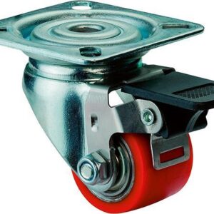 Lenkrolle 50mm,A620 Platte,Poly-Rad,KL,FeststA620.C10.050