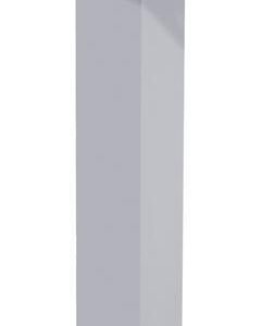 Stahlrohrmöbelfüsse silberfarb.200mm eckig