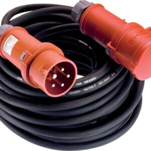 CEE-Verlängerung 10m 16A IP44, H07RN-F5G2,5, 400V