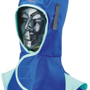 Schweisserhaube feuerfestStoff blau