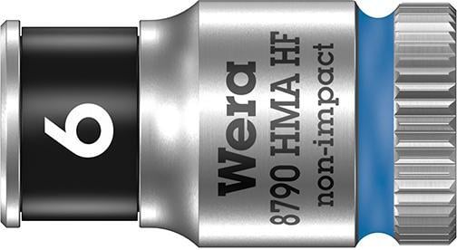 Steckschlüsseleinsatz mit Haltefunktion 6-kant lang 1/4" 6x mm W