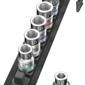 Steckschlüsseleinsatz- Satz 1/2" mit Haltefunktion 6-teilig