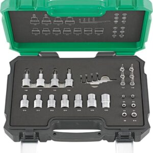Steckschl.-Grt. 1/4"+1/2"27tlg. FORTIS