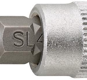Schraubendr.-Einsatz 1/4"4 x0,8mm Schlitz FORTIS