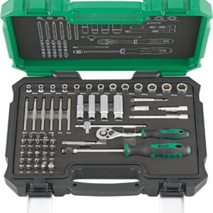 Steckschl.-Grt. 1/4" 61tlg. FORTIS