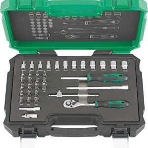 Steckschl.-Grt. 1/4" 36tlg. FORTIS