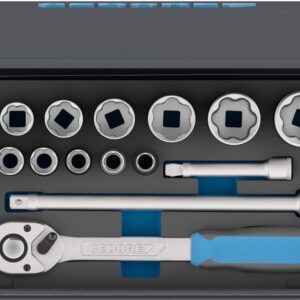 Steckschlüsseleinsatz- Satz TC 19-MU-10 in Textiltasche C-Profil