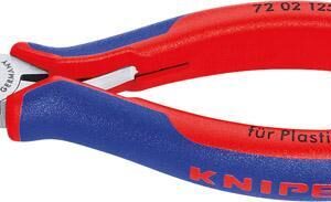 Seitenschneider für Kunststoff mit Mehrkomponenten-Griffen 125mm