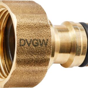 GEKA plus-Hahnstecker, Stecksystem, KTW, Messing, IG G1/2" SB