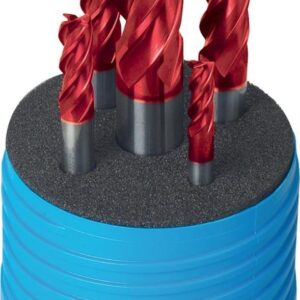 Ratiofräser-Set lang VHM FIRE 5-teilig Z4 Schaft HB 6-16mm GÜHRI