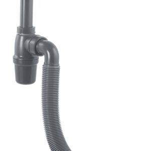 Tassen-Geruchsverschluss, 2 Anschlüsse, flexibel 1/2x40/50