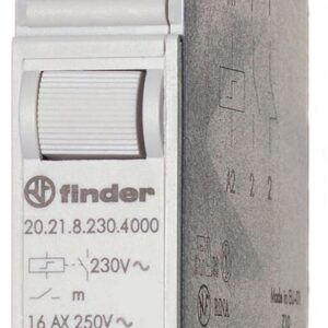 Finder Stromstoßschalter, 1 Schließer für Hutschienenmontage