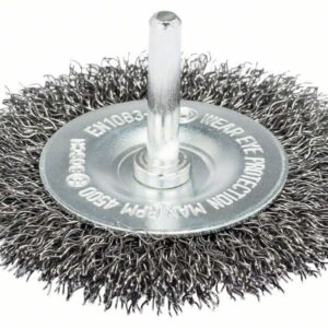 Scheibenbürste für Bohrmaschinen, gewellt, 50 mm, 12 mm