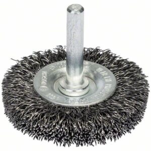 Scheibenbürste für Bohrmaschinen, gewellt, 75 mm, 10 mm