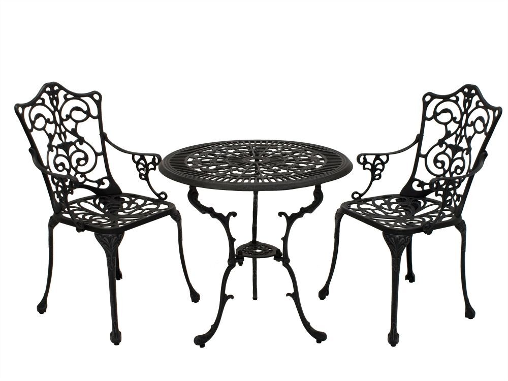 2346025 bistroset jugendstil aluguss